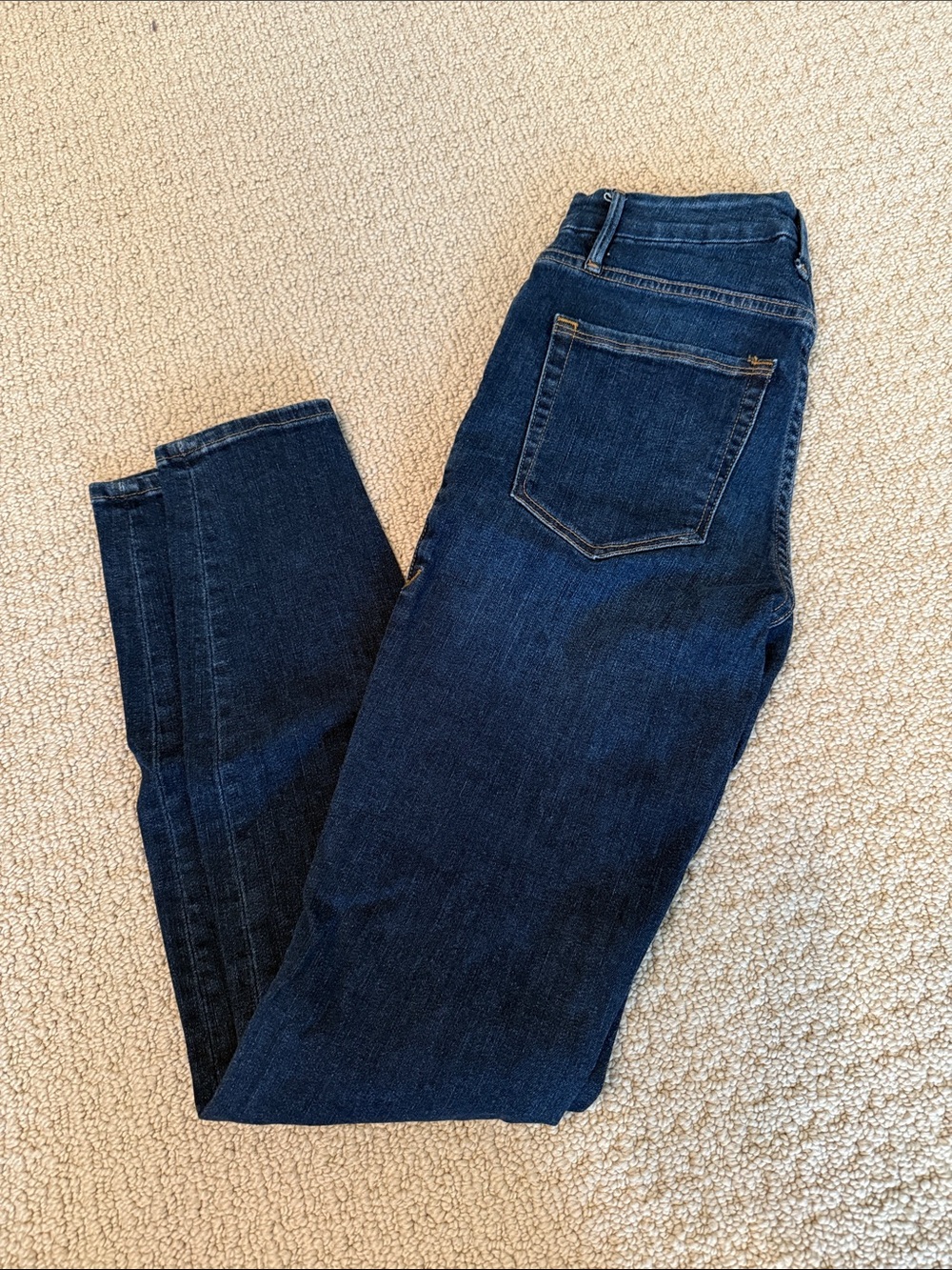 Good American Dark Wash High-Rise Skinny Jeans